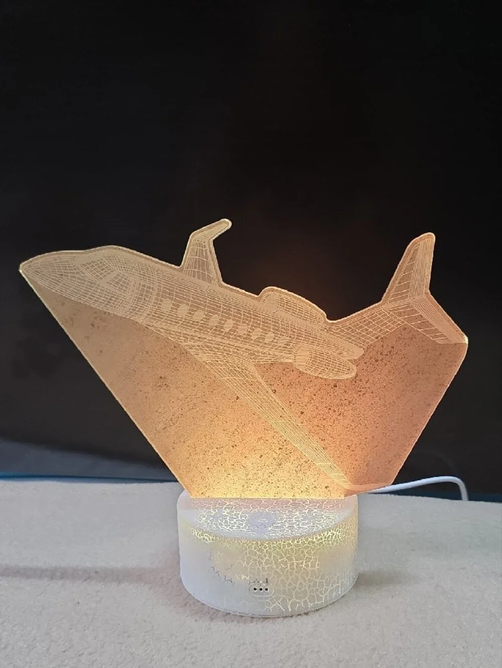 3D Airplane LED Night Light